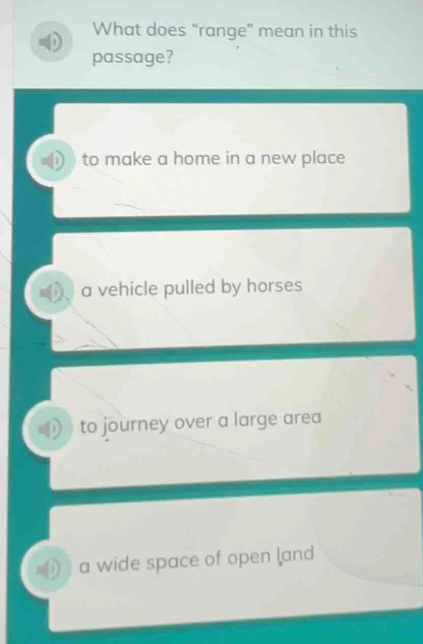 what does ange\ mean in this passage? to make a home in a new place a v…