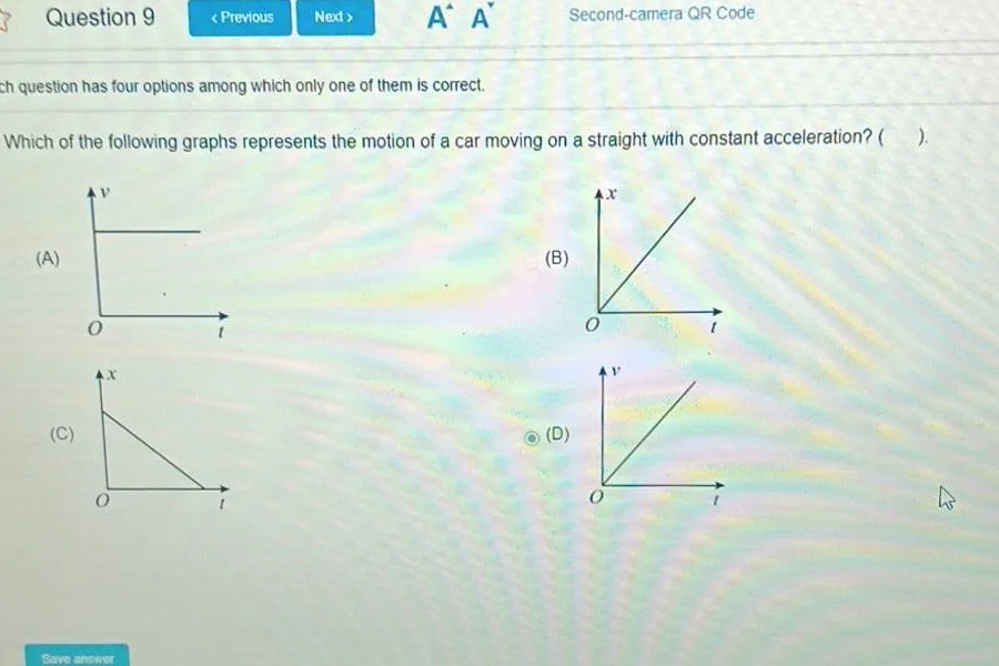 question 9 ch question has four options among which only one of them is…