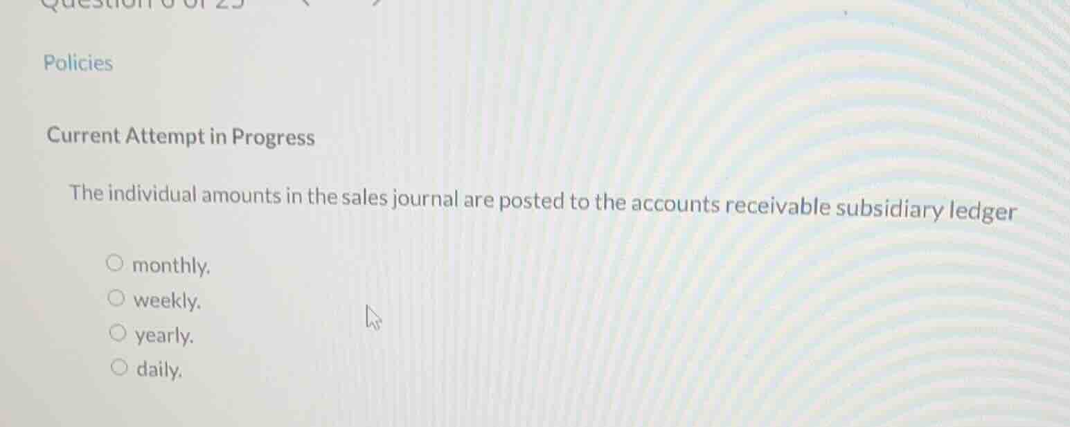 policies current attempt in progress the individual amounts in the sale…