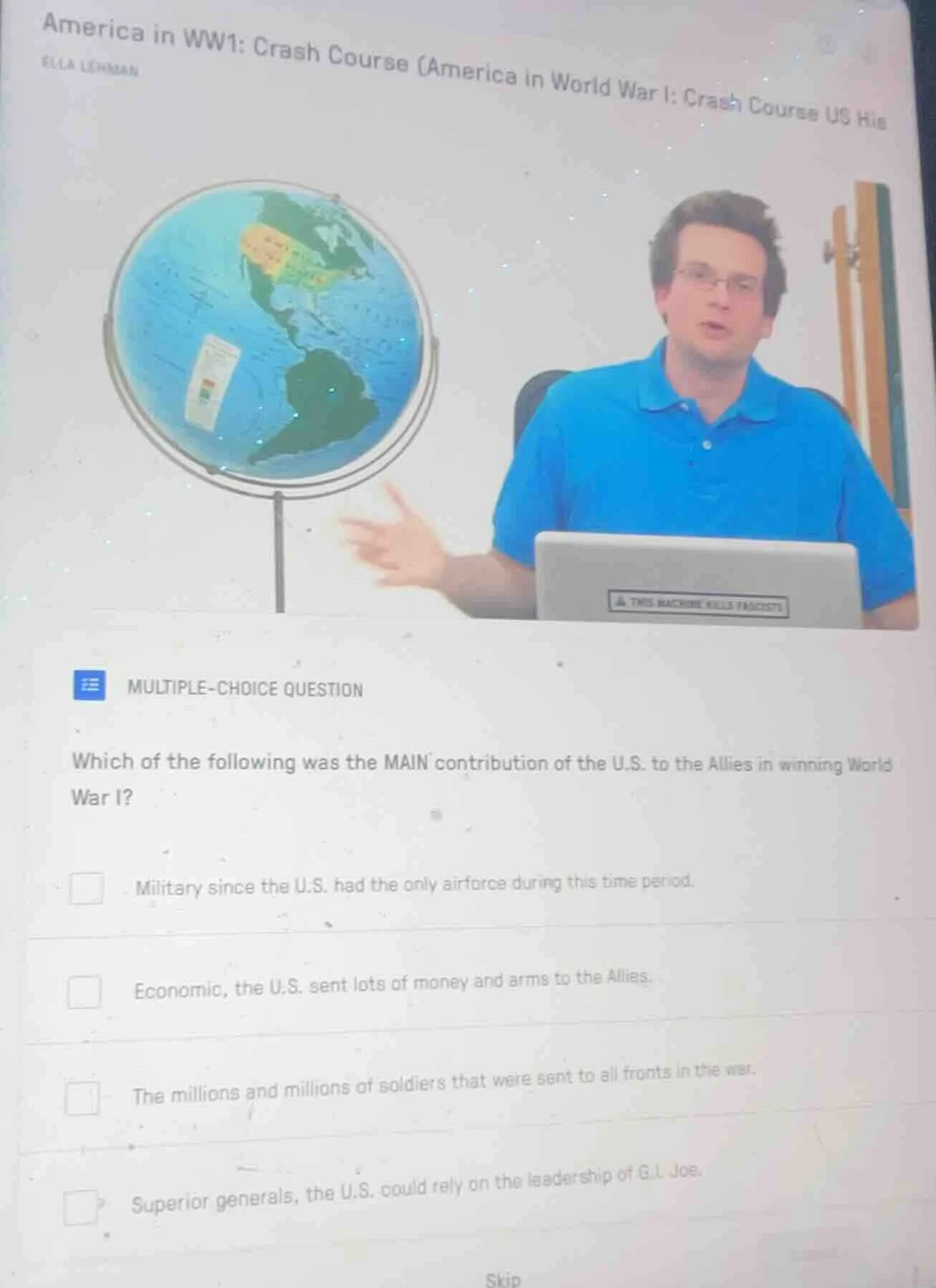 america in ww1: crash course (america in world war i: crash course us h…