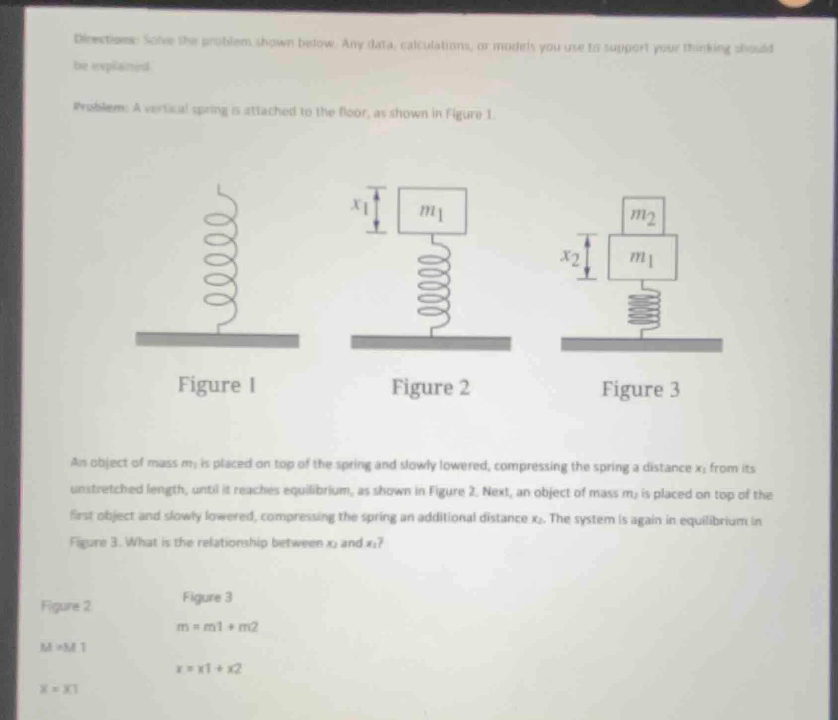 directions: solve the problem shown below. any data, calculations, or m…