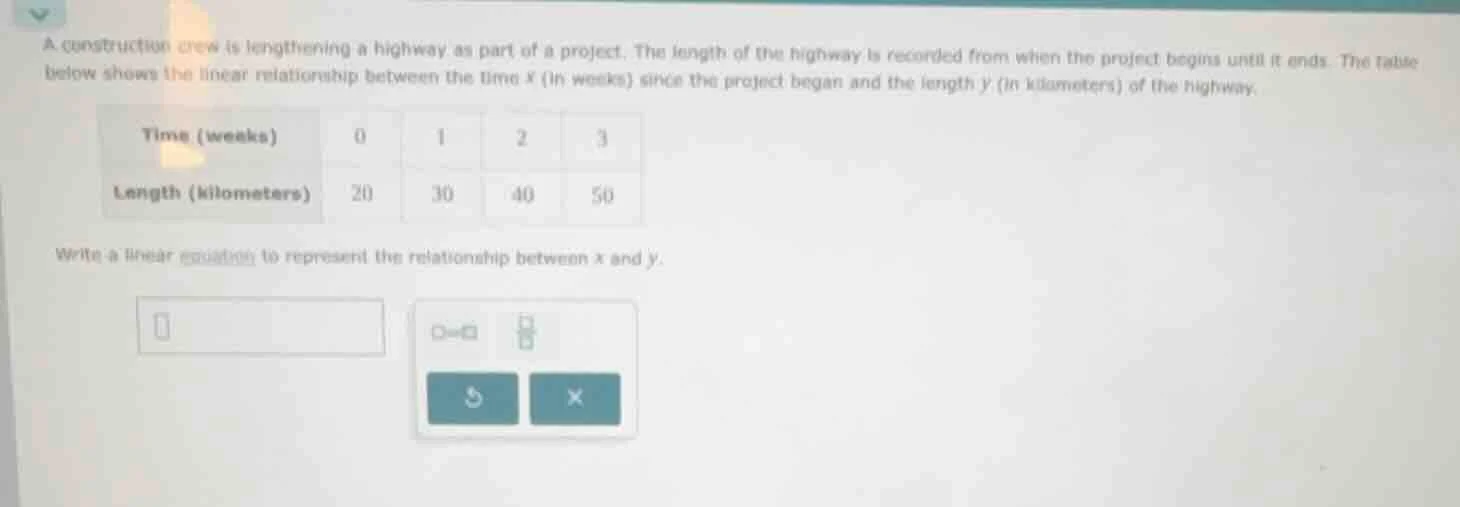 a construction crew is lengthening a highway as part of a project. the …