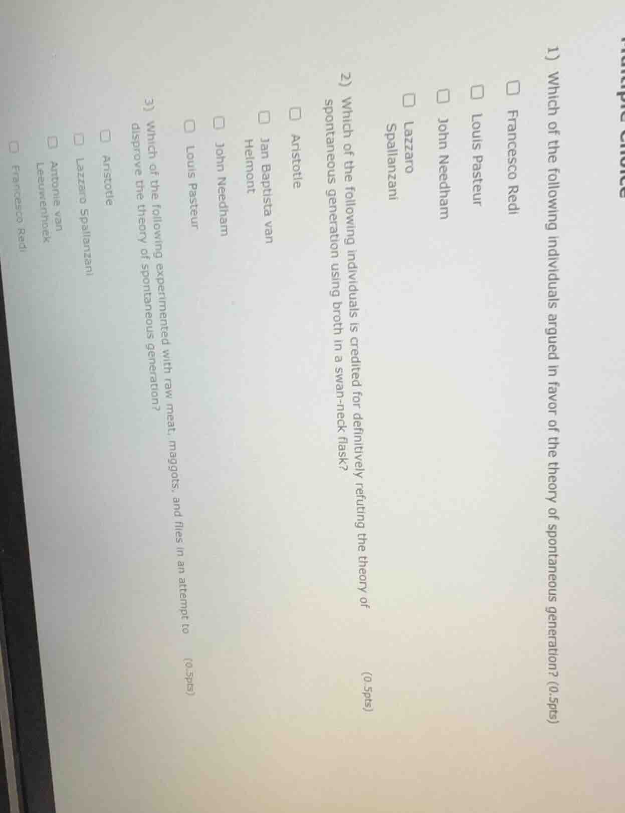 multiple choice 1) which of the following individuals argued in favor o…