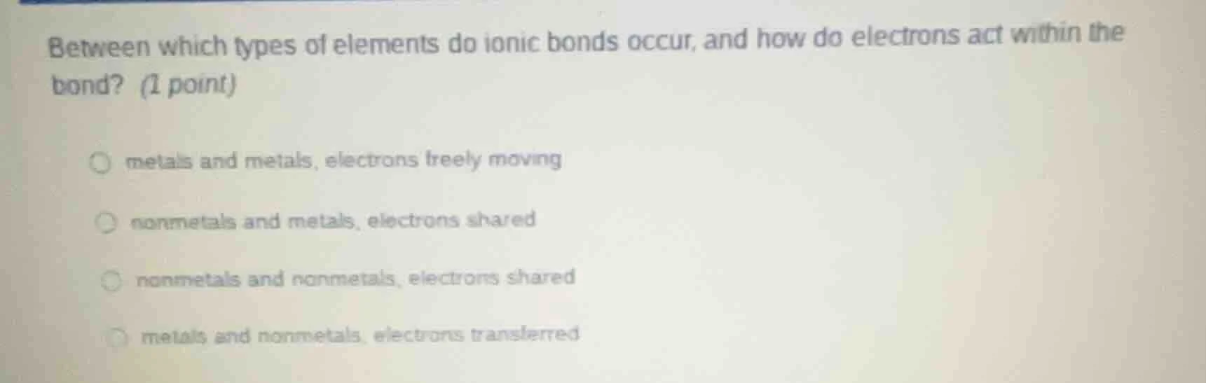 between which types of elements do ionic bonds occur, and how do electr…