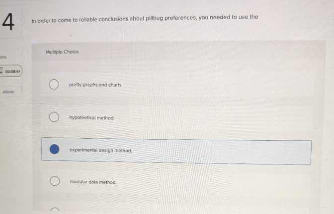 4 in order to come to reliable conclusions about pillbug preferences, y…