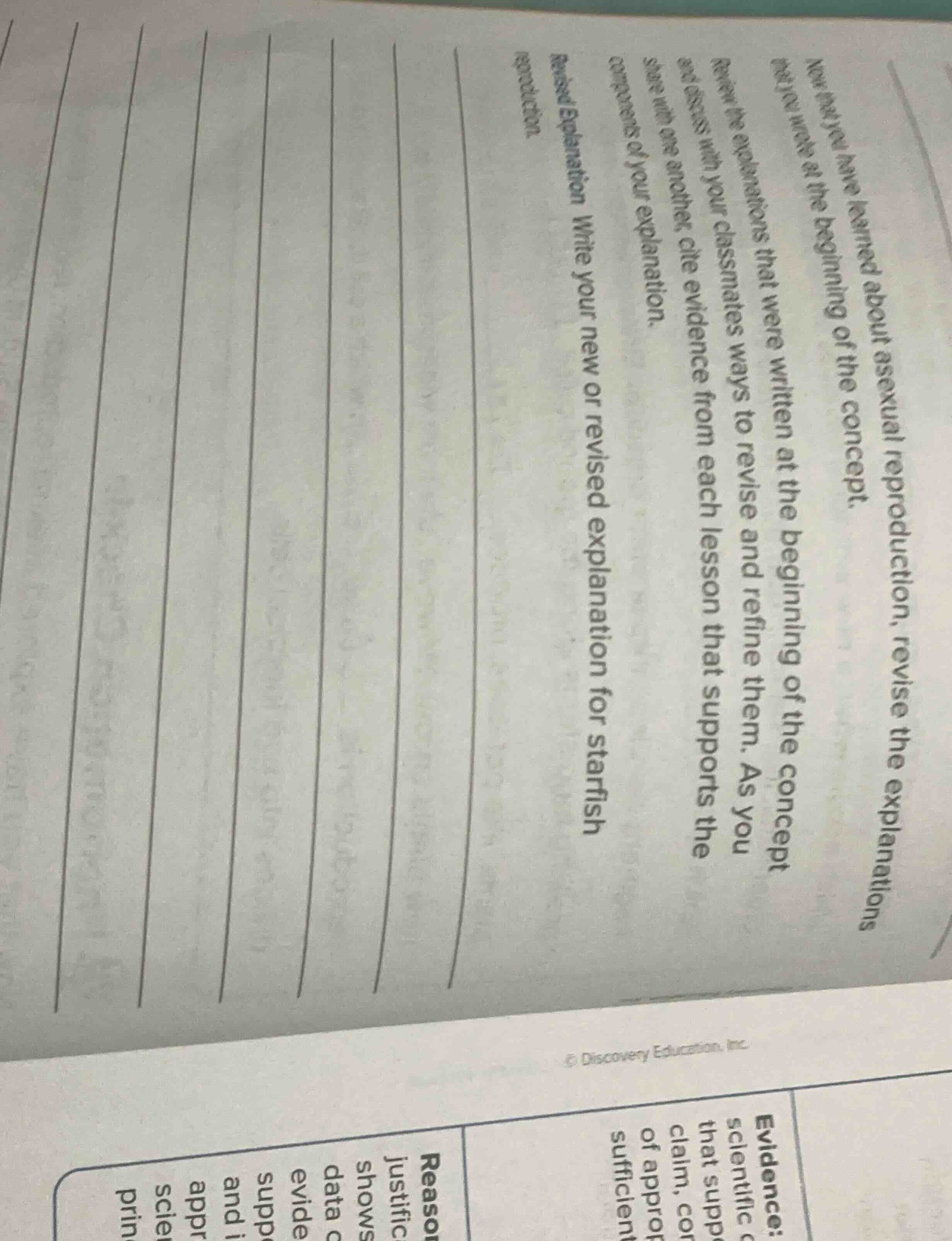 now that you have learned about asexual reproduction, revise the explan…