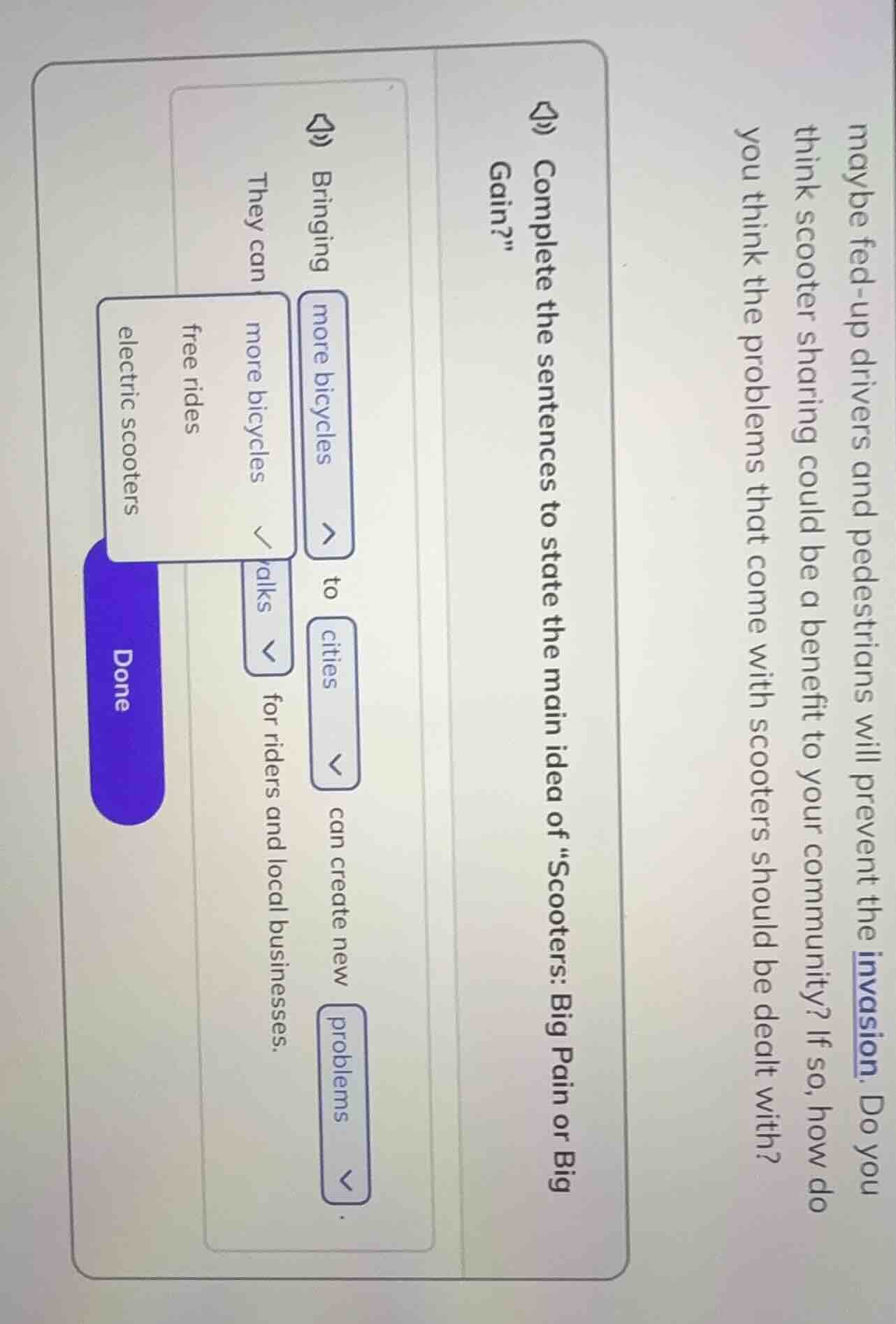 maybe be fed - up drivers and pedestrians will prevent the invasion. do…