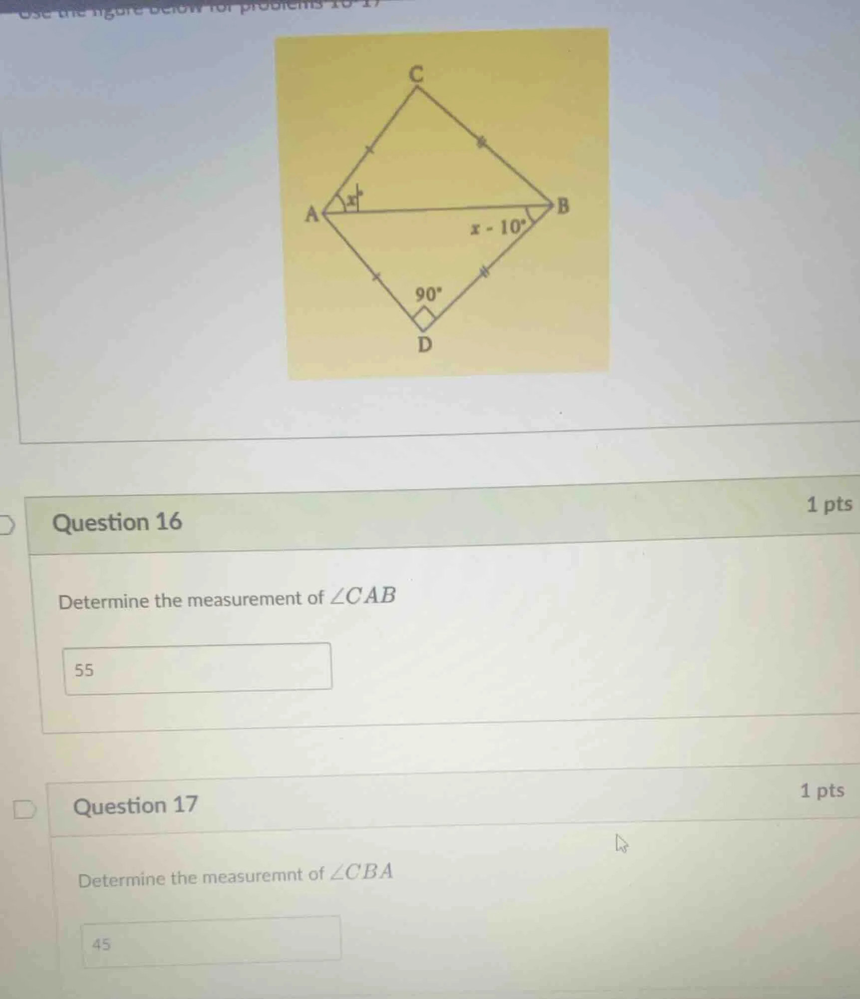use the figure below for problems 16 - 17 question 16 1 pts determine t…