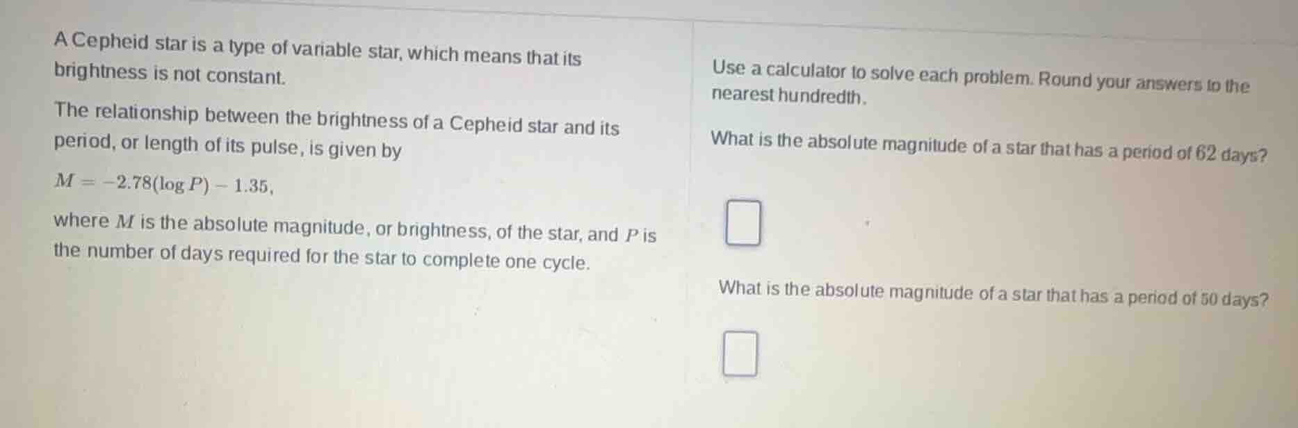 a cepheid star is a type of variable star, which means that its brightn…