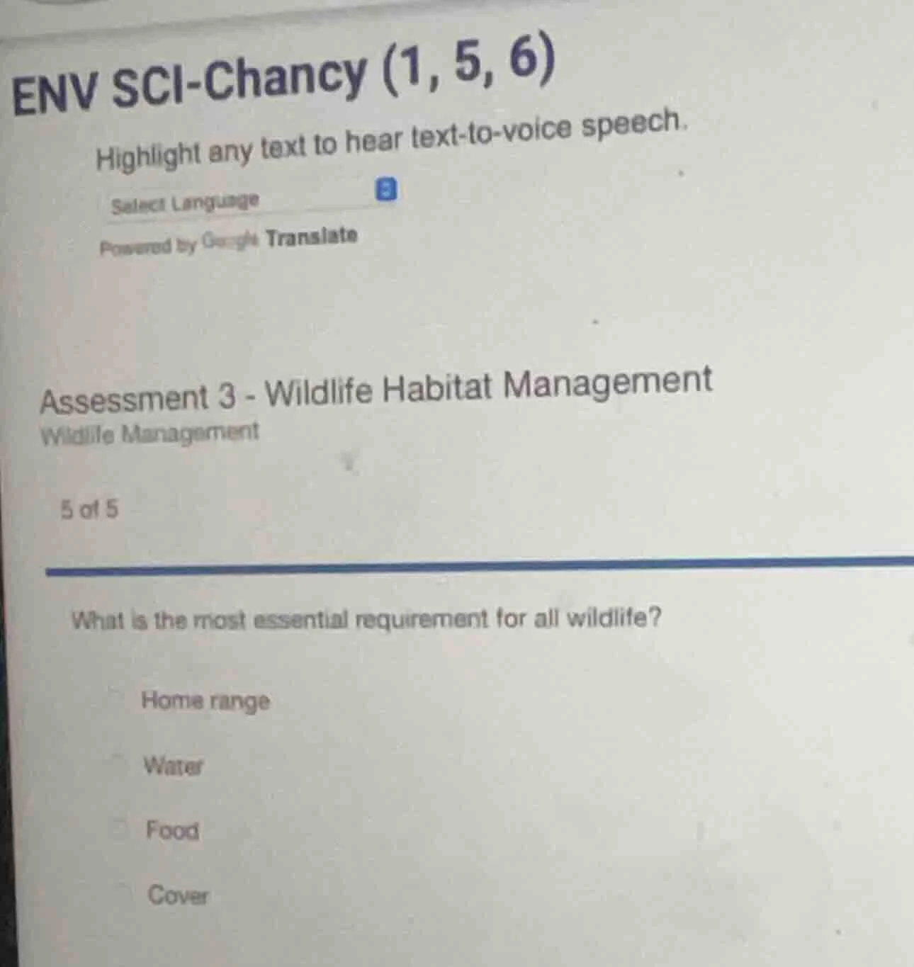 env sci-chancy (1, 5, 6) highlight any text to hear text-to-voice speec…