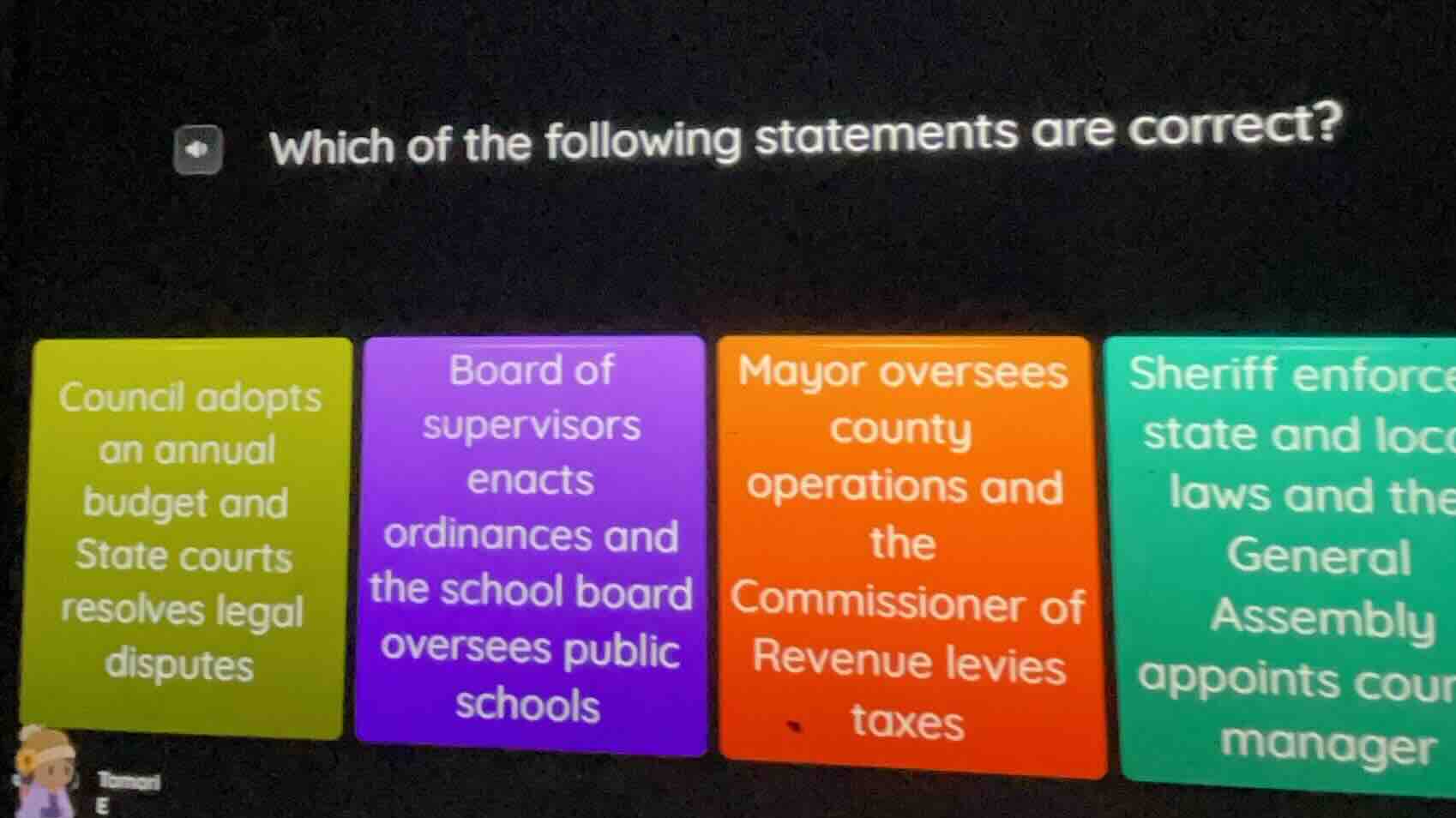 which of the following statements are correct? council adopts an annual…