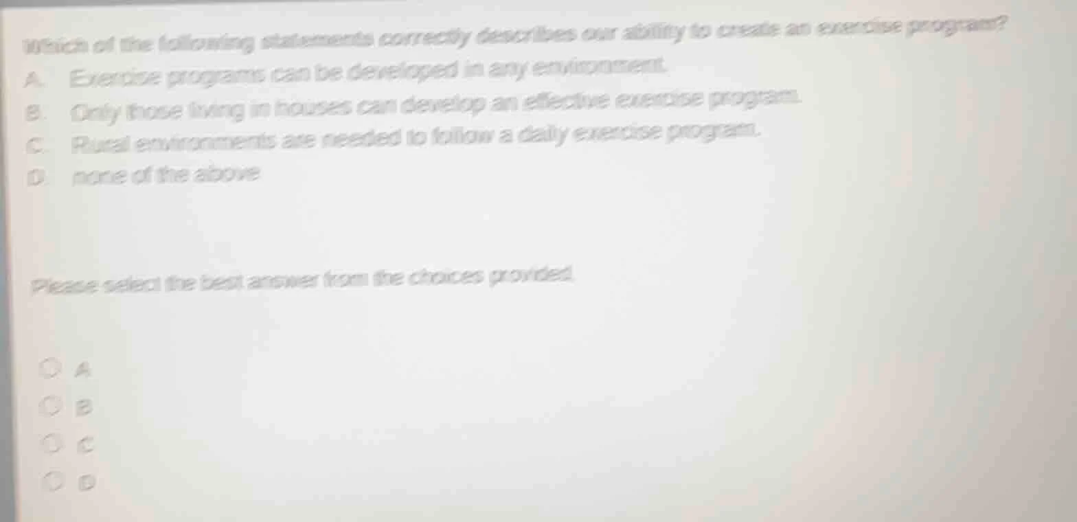 which of the following statements correctly describes our ability to cr…