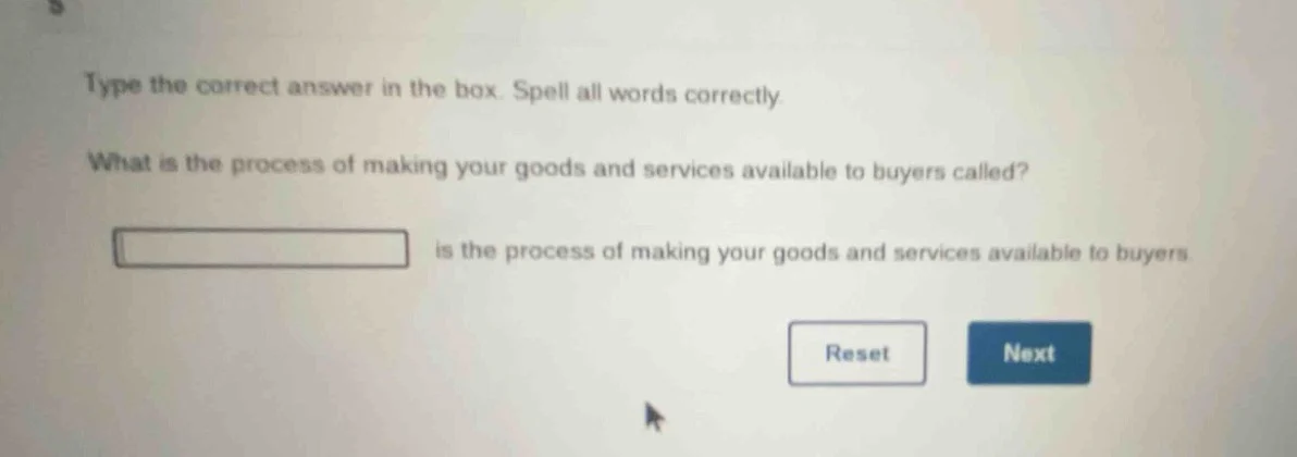 type the correct answer in the box. spell all words correctly. what is …