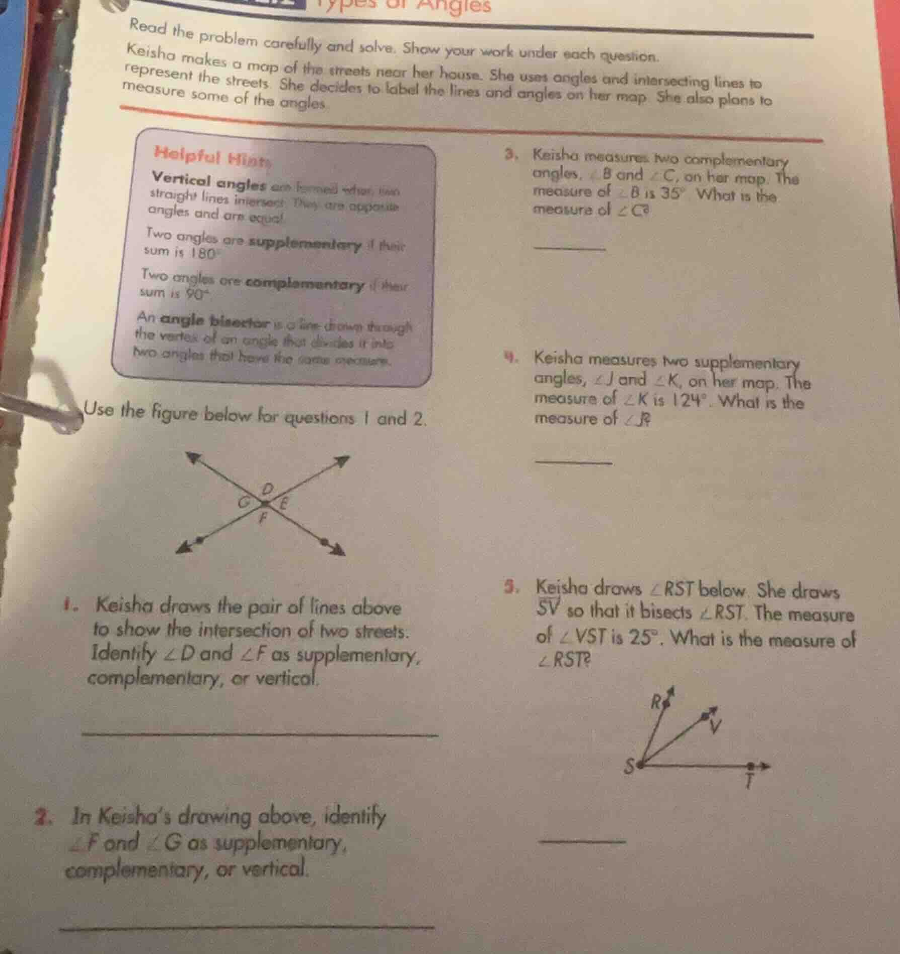 read the problem carefully and solve. show your work under each questio…