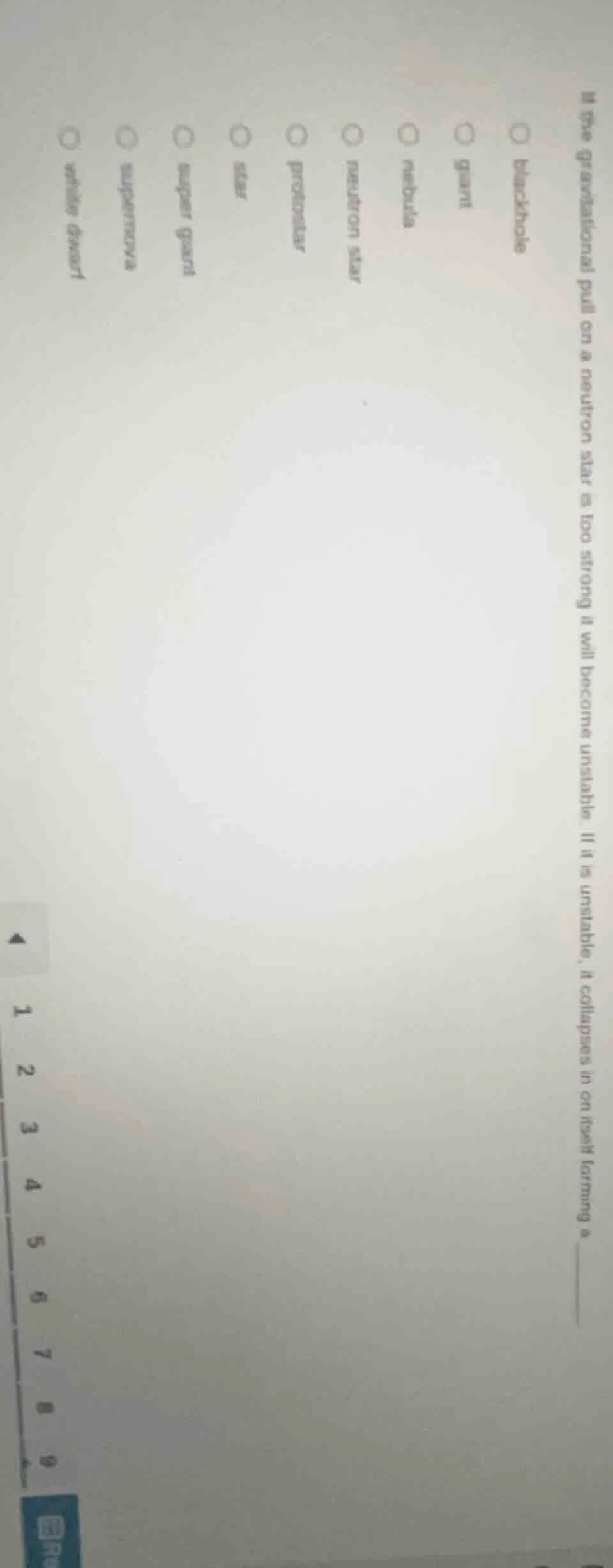 if the gravitational pull on a neutron star is too strong it will becom…