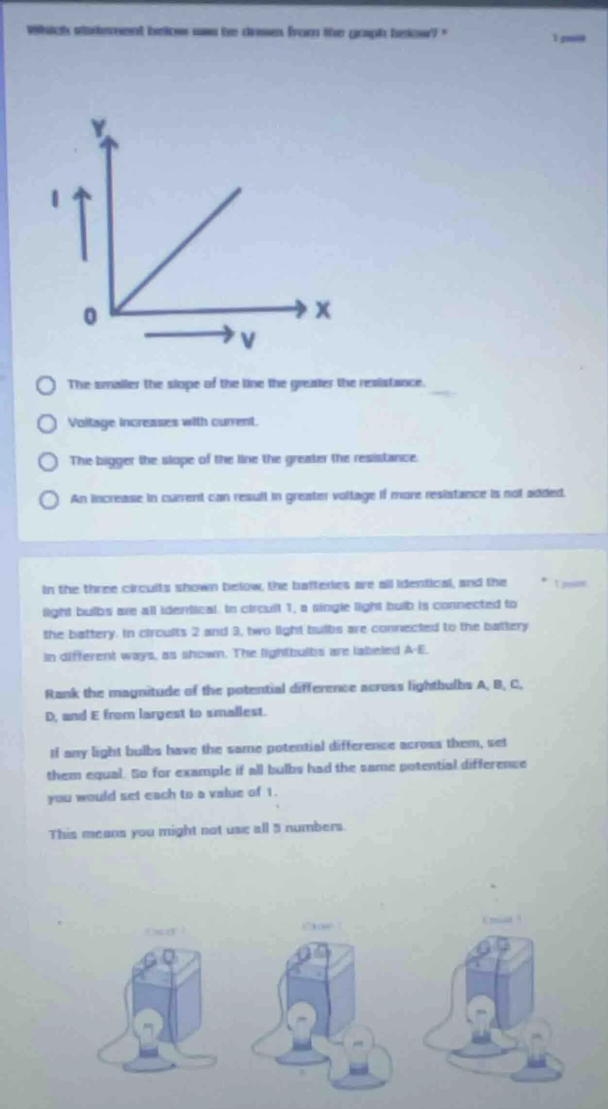 which statement below uses the choices from the graph below? the smalle…