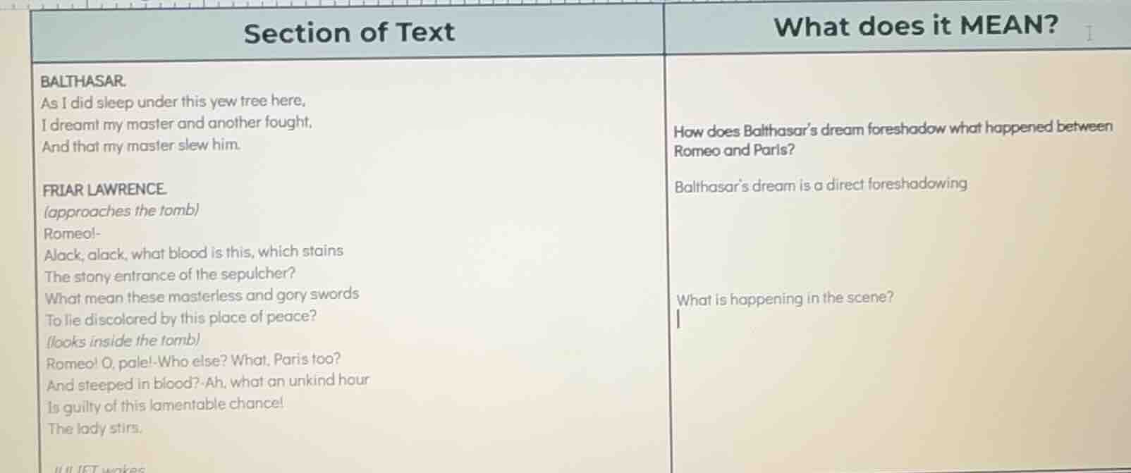 section of text balthasar. as i did sleep under this yew tree here, i d…