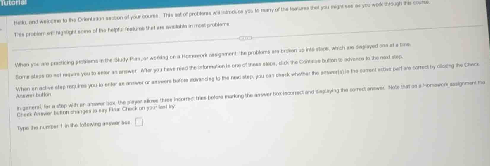 hello, and welcome to the orientation section of your course. this set …