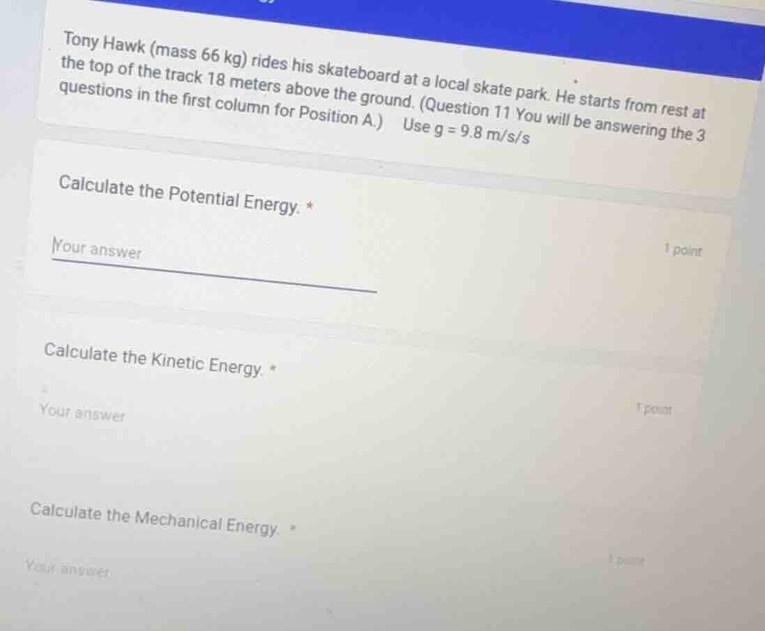 tony hawk (mass 66 kg) rides his skateboard at a local skate park. he s…