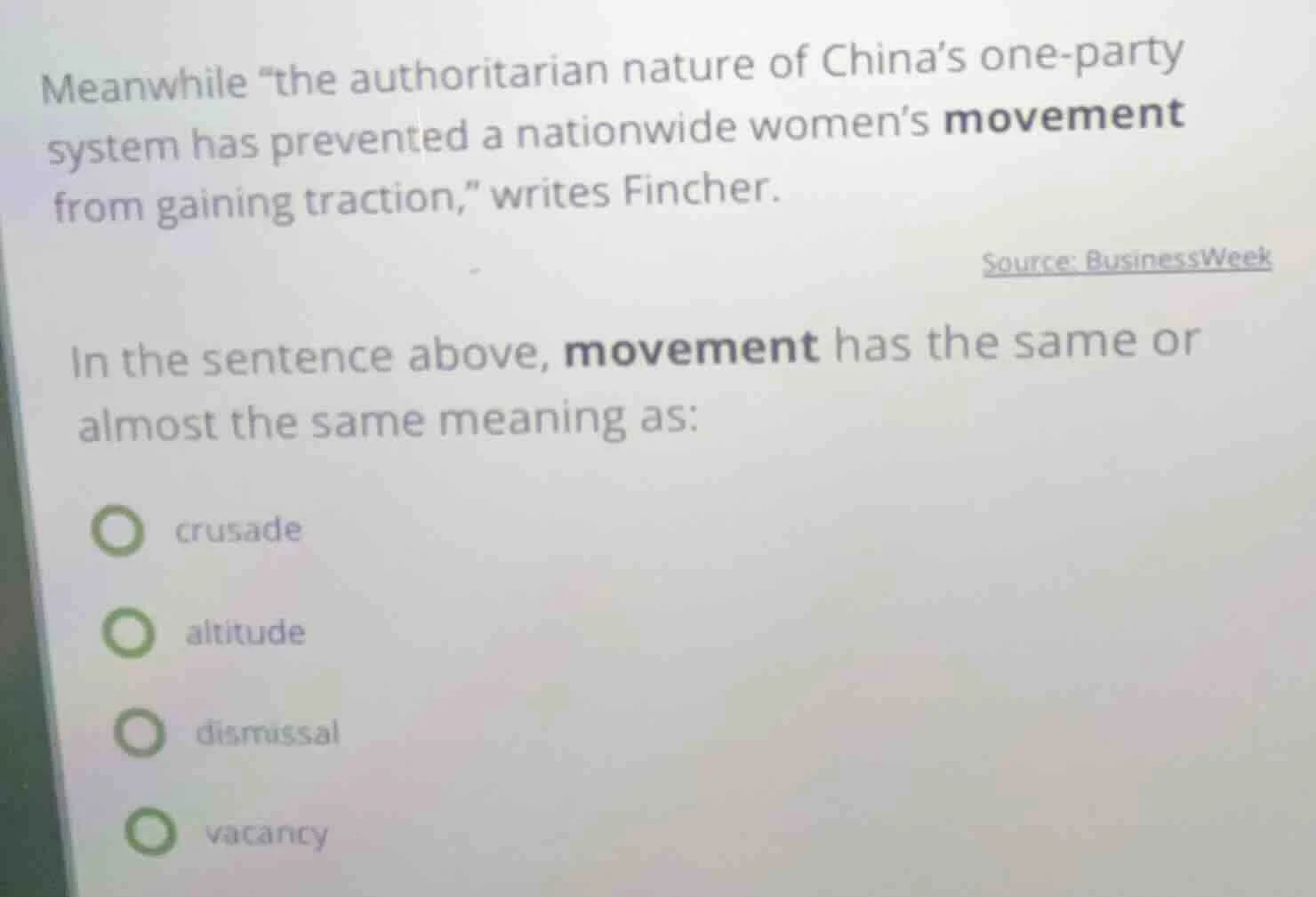 meanwhile “the authoritarian nature of china’s one - party system has p…