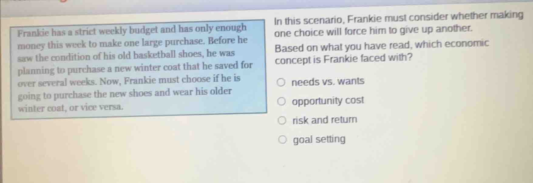 frankie has a strict weekly budget and has only enough money this week …