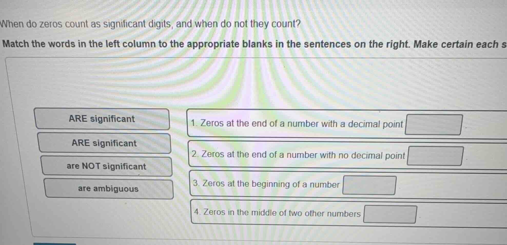 when do zeros count as significant digits, and when do not they count? …