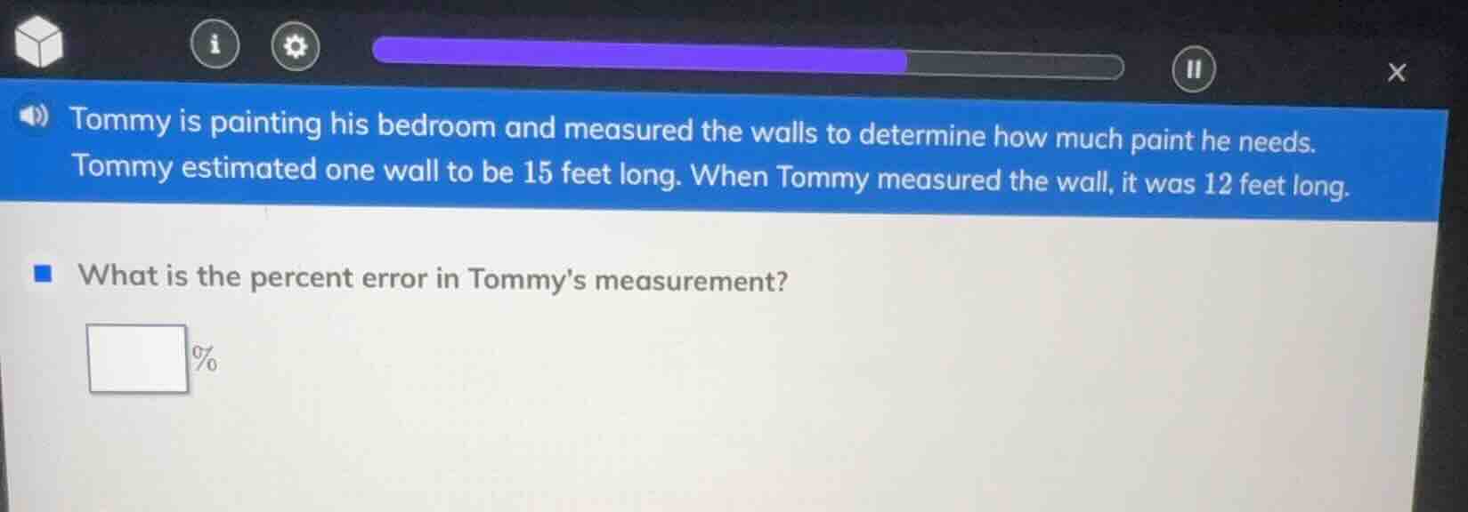 tommy is painting his bedroom and measured the walls to determine how m…
