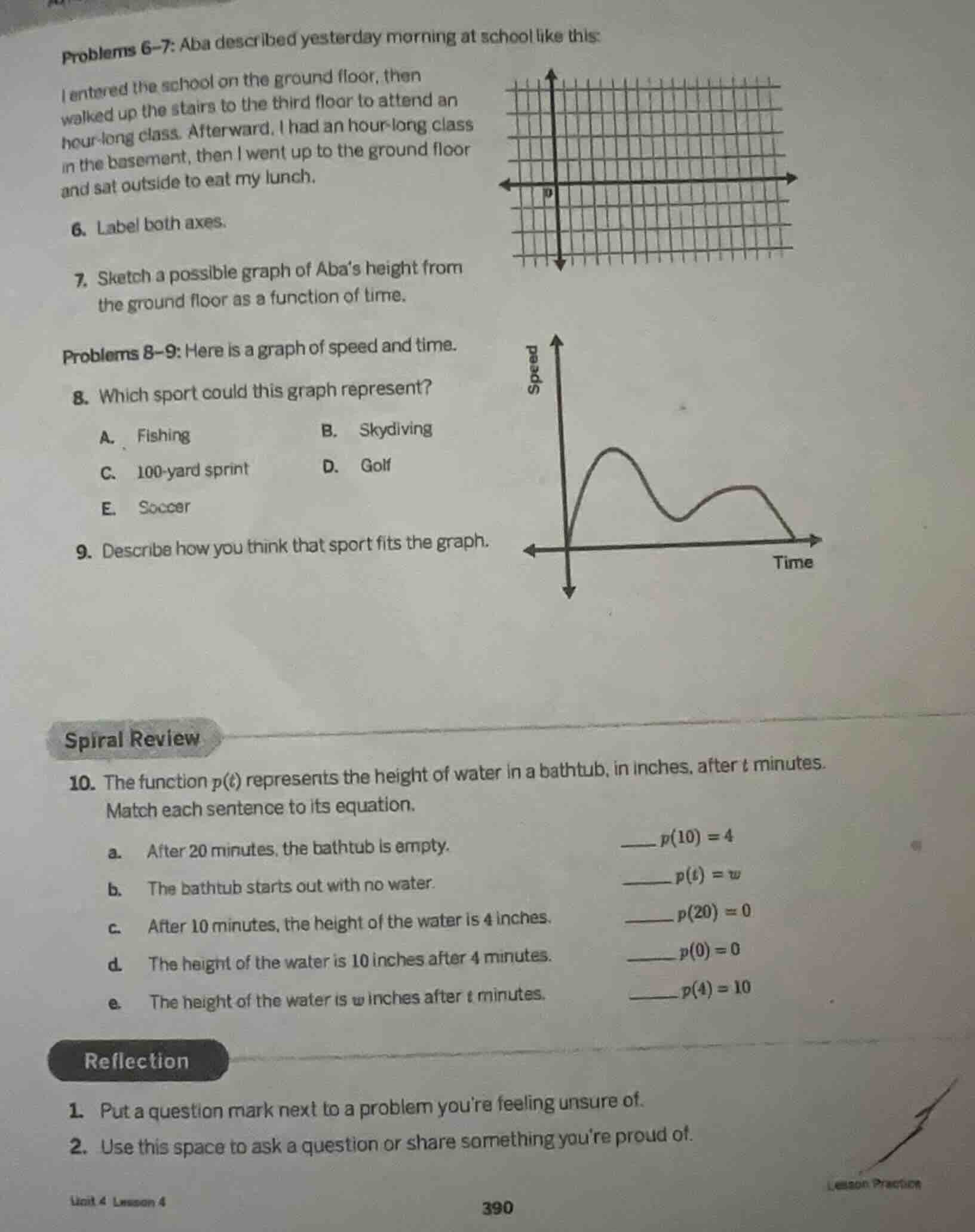 problems 6–7: aba described yesterday morning at school like this: i en…