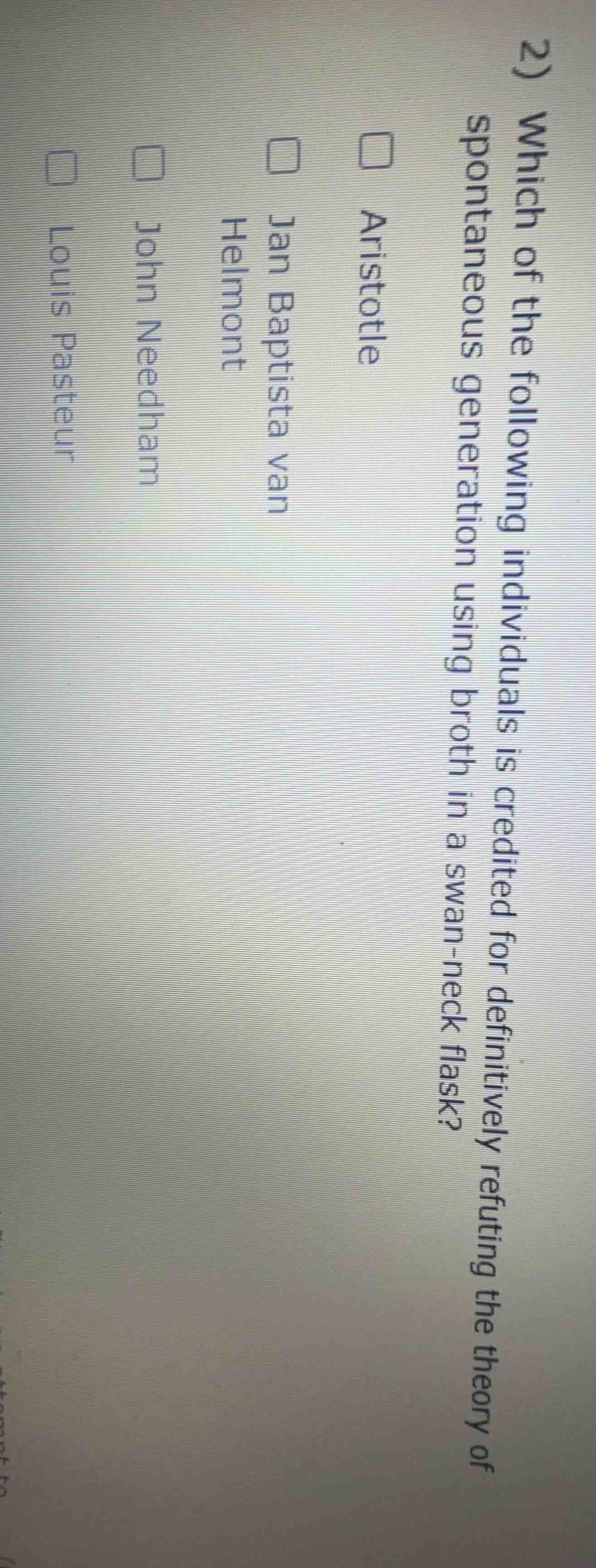 2) which of the following individuals is credited for definitively refu…