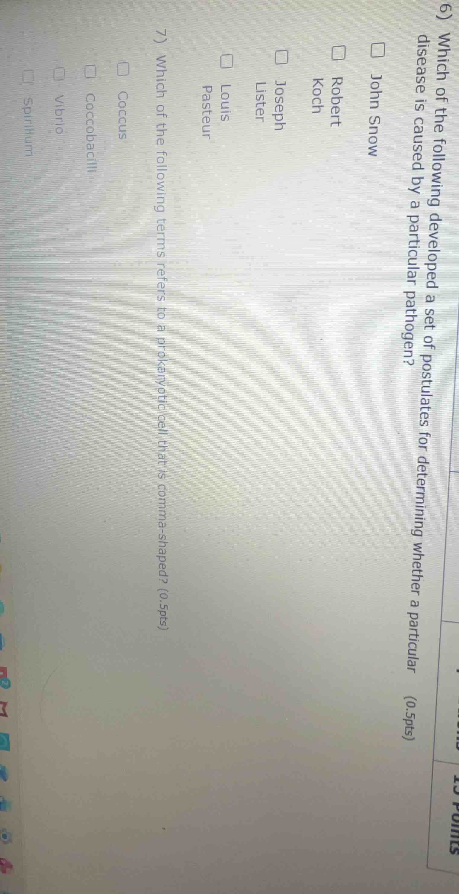 6) which of the following developed a set of postulates for determining…