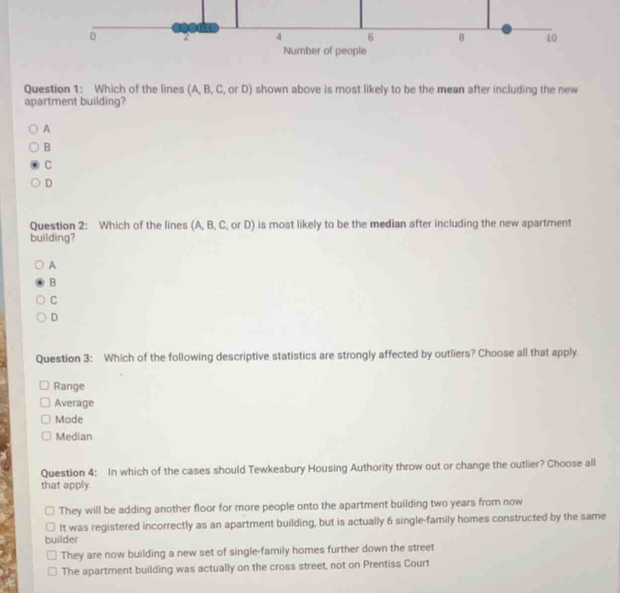 question 1: which of the lines (a, b, c, or d) shown above is most like…