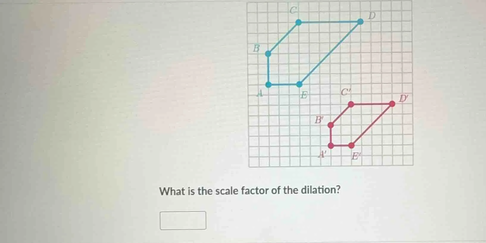 what is the scale factor of the dilation?