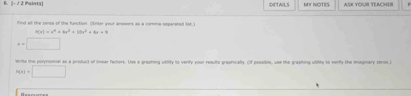 find all the zeros of the function (enter your answers as a comma - sep…