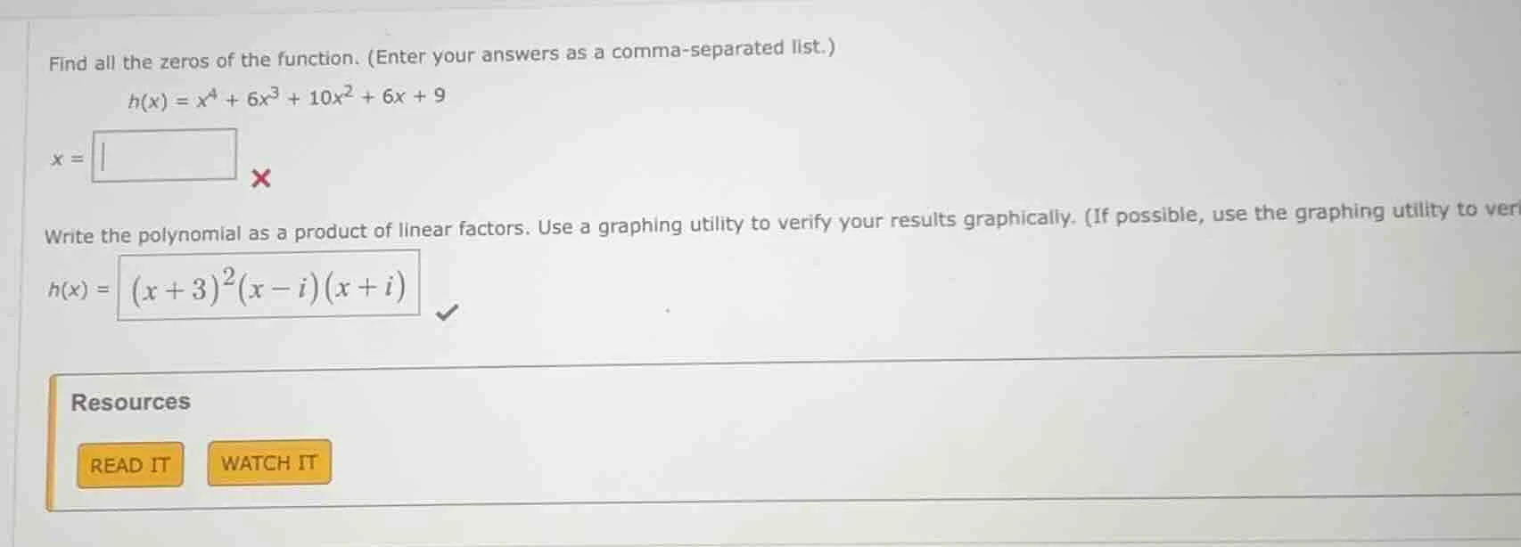 find all the zeros of the function. (enter your answers as a comma - se…