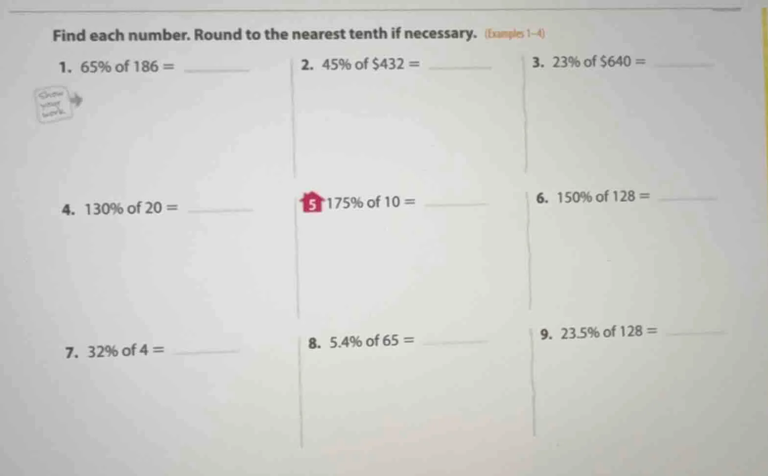 find each number. round to the nearest tenth if necessary. (examples 1 …