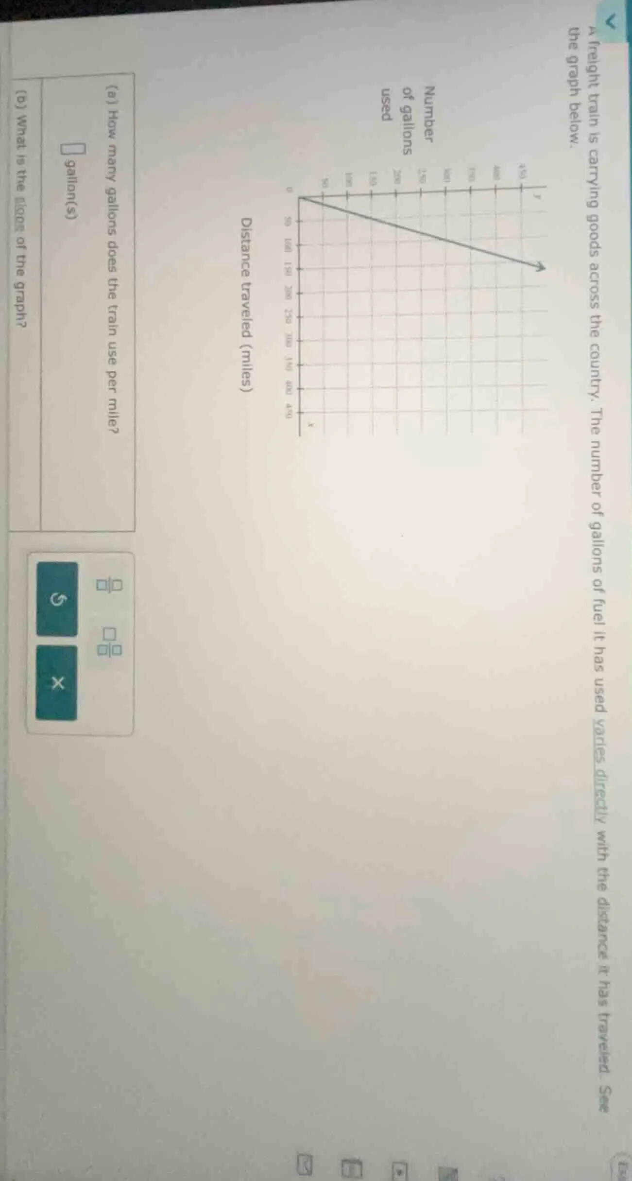 a freight train is carrying goods across the country. the number of gal…