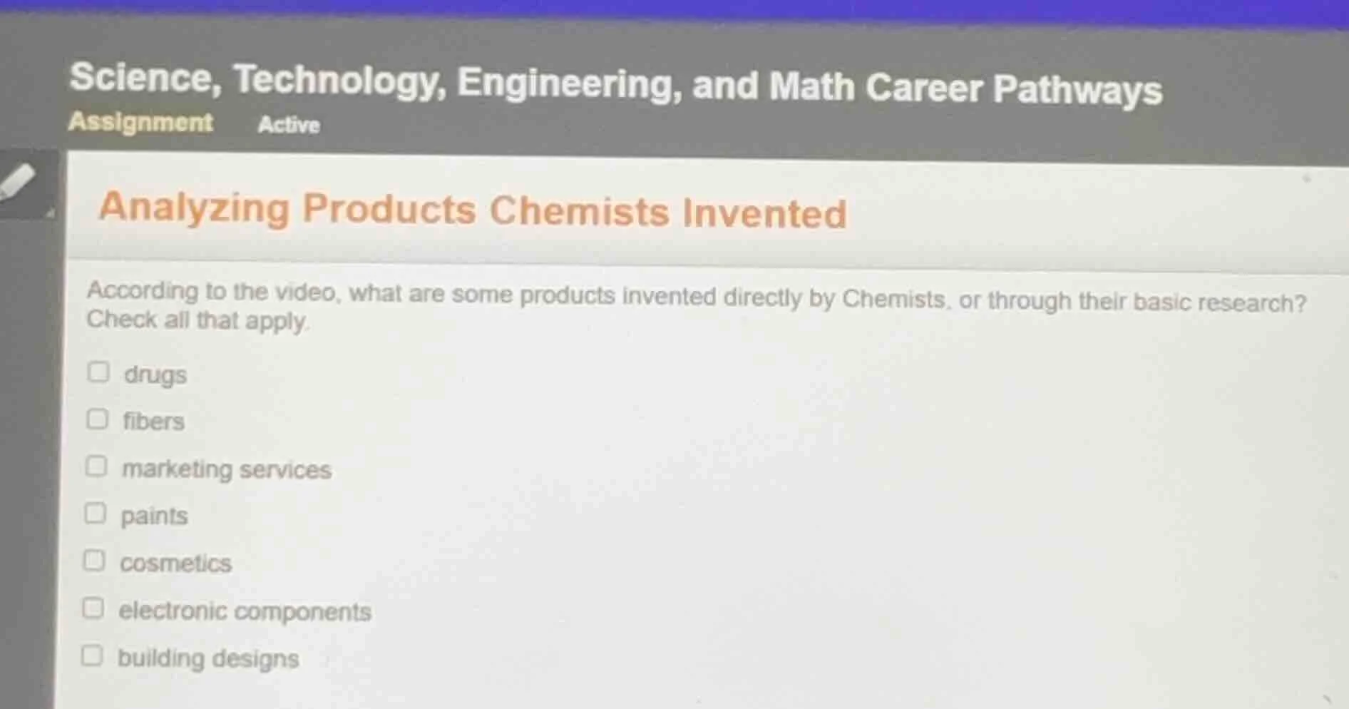 science, technology, engineering, and math career pathways assignment a…