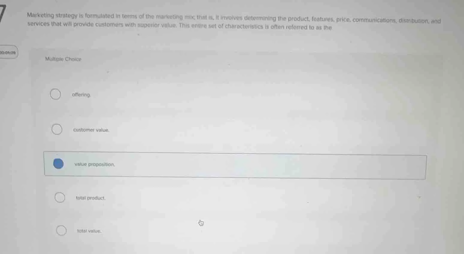 marketing strategy is formulated in terms of the marketing mix: that is…