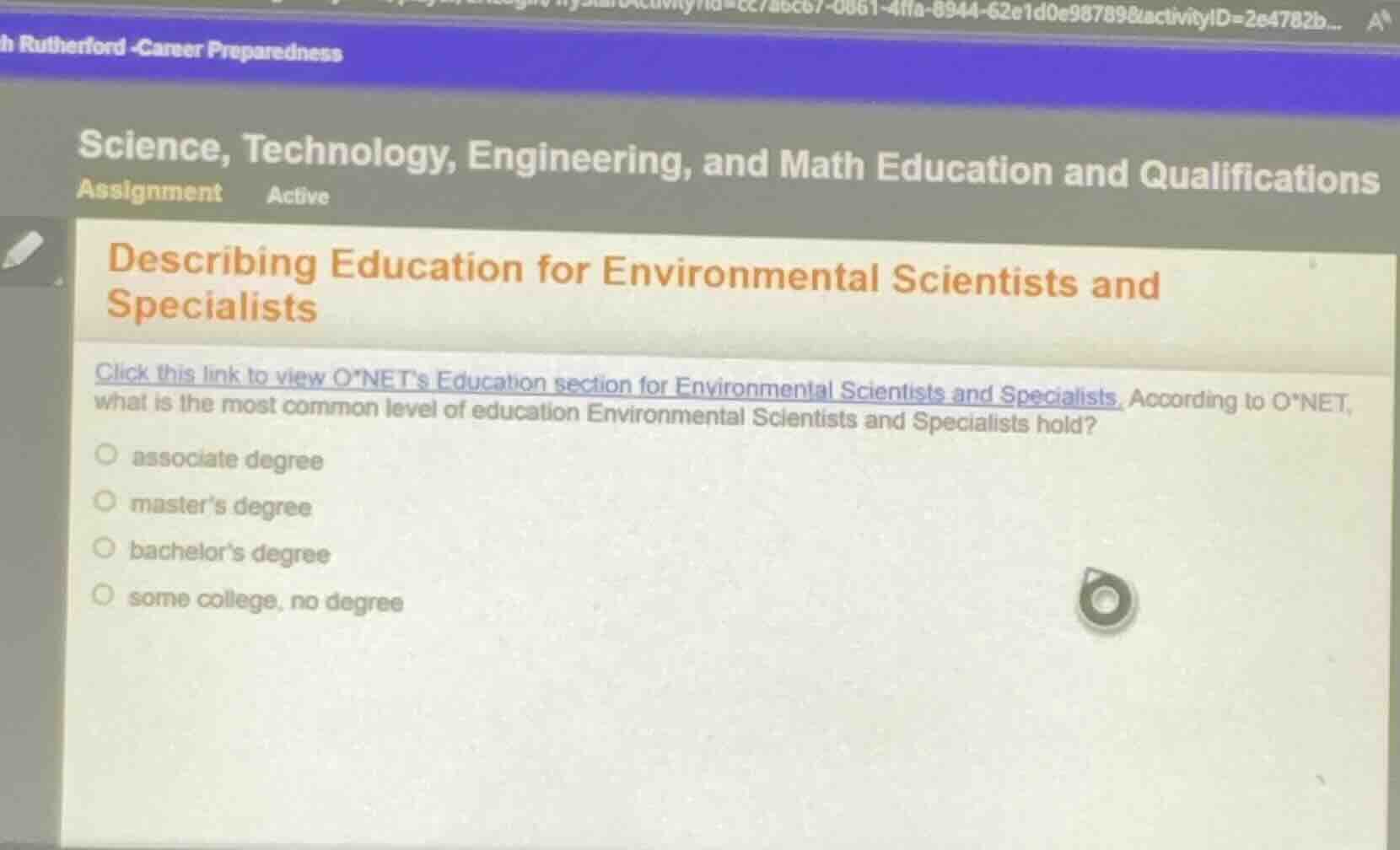 science, technology, engineering, and math education and qualifications…