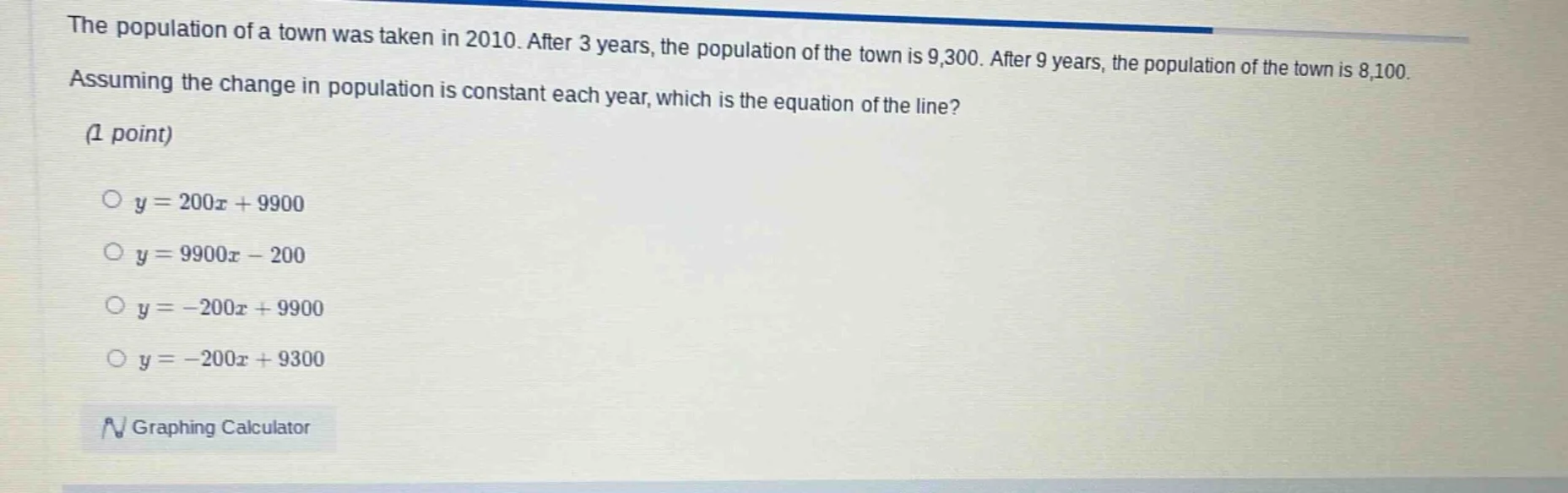 the population of a town was taken in 2010. after 3 years, the populati…