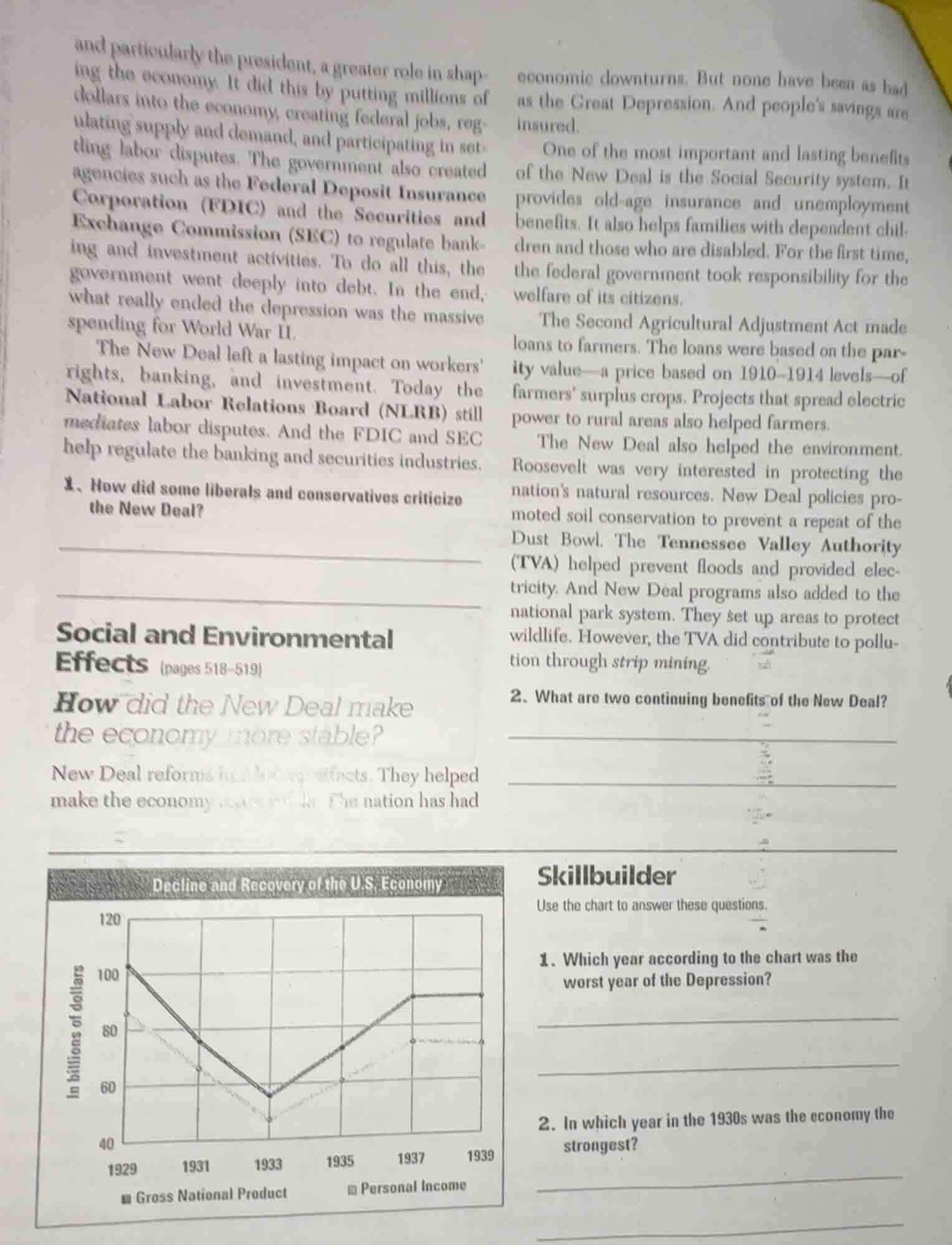 and particularly the president, a greater role in shaping the economy. …