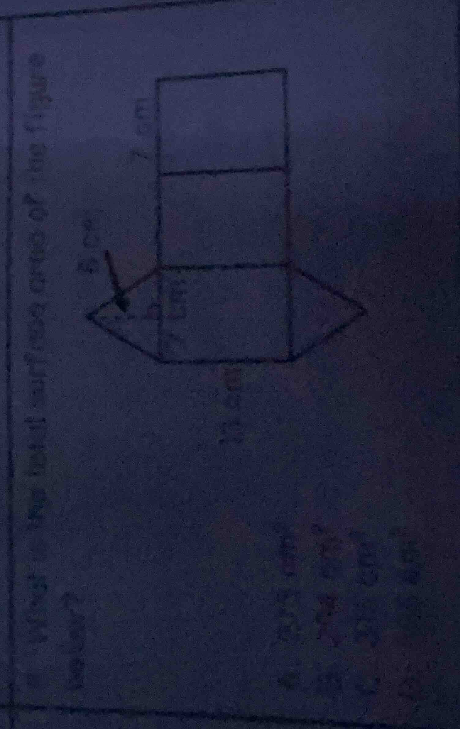 find the total surface area and volume of the figure.