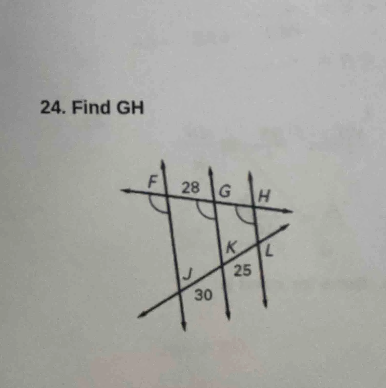 24. find gh