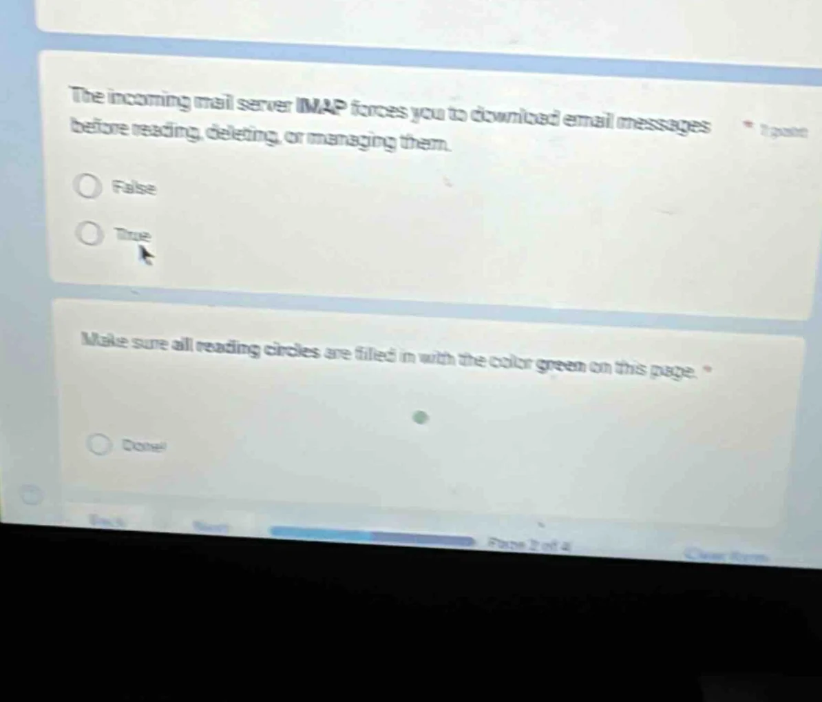the incoming mail server imap forces you to download email messages bef…