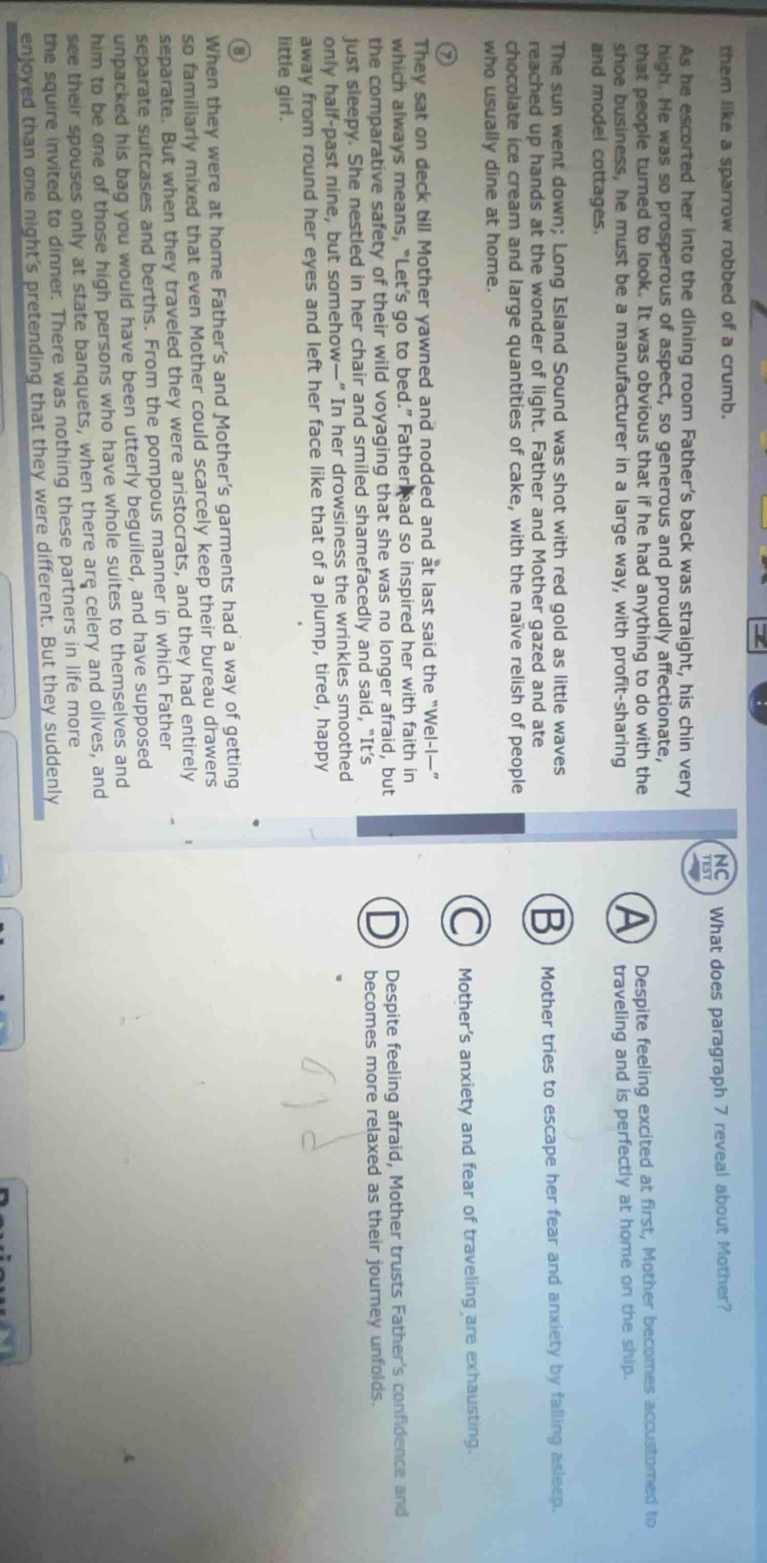 them like a sparrow robbed of a crumb. as he escorted her into the dini…