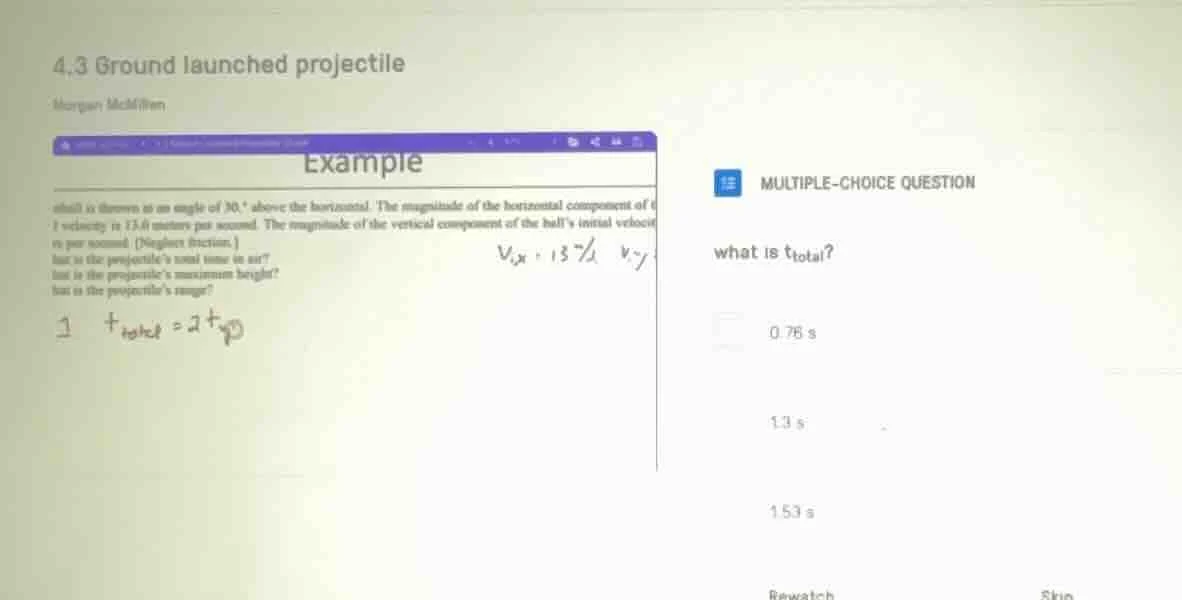 4.3 ground launched projectile morgan mcmiflen example shall is thrown …