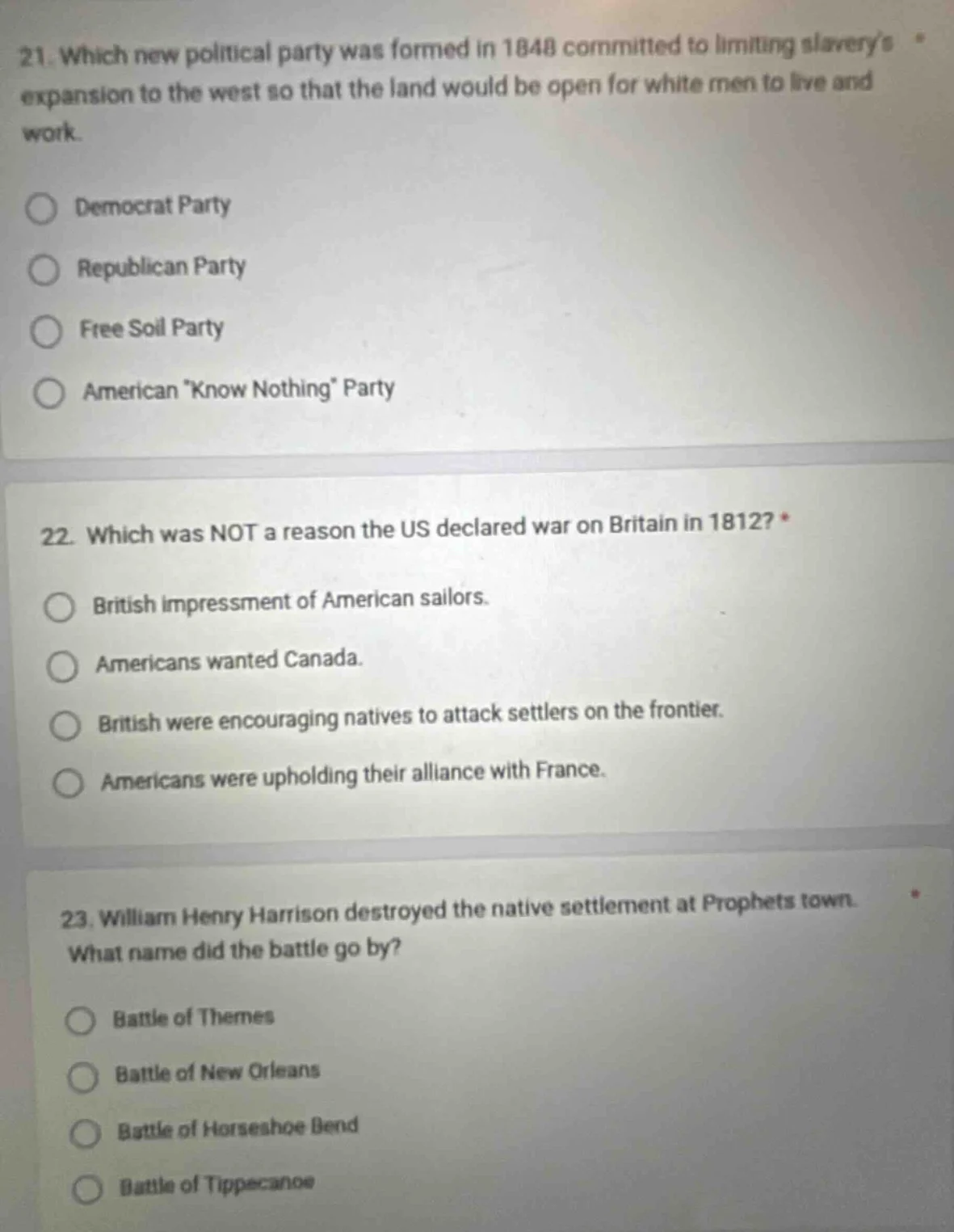 21. which new political party was formed in 1848 committed to limiting …