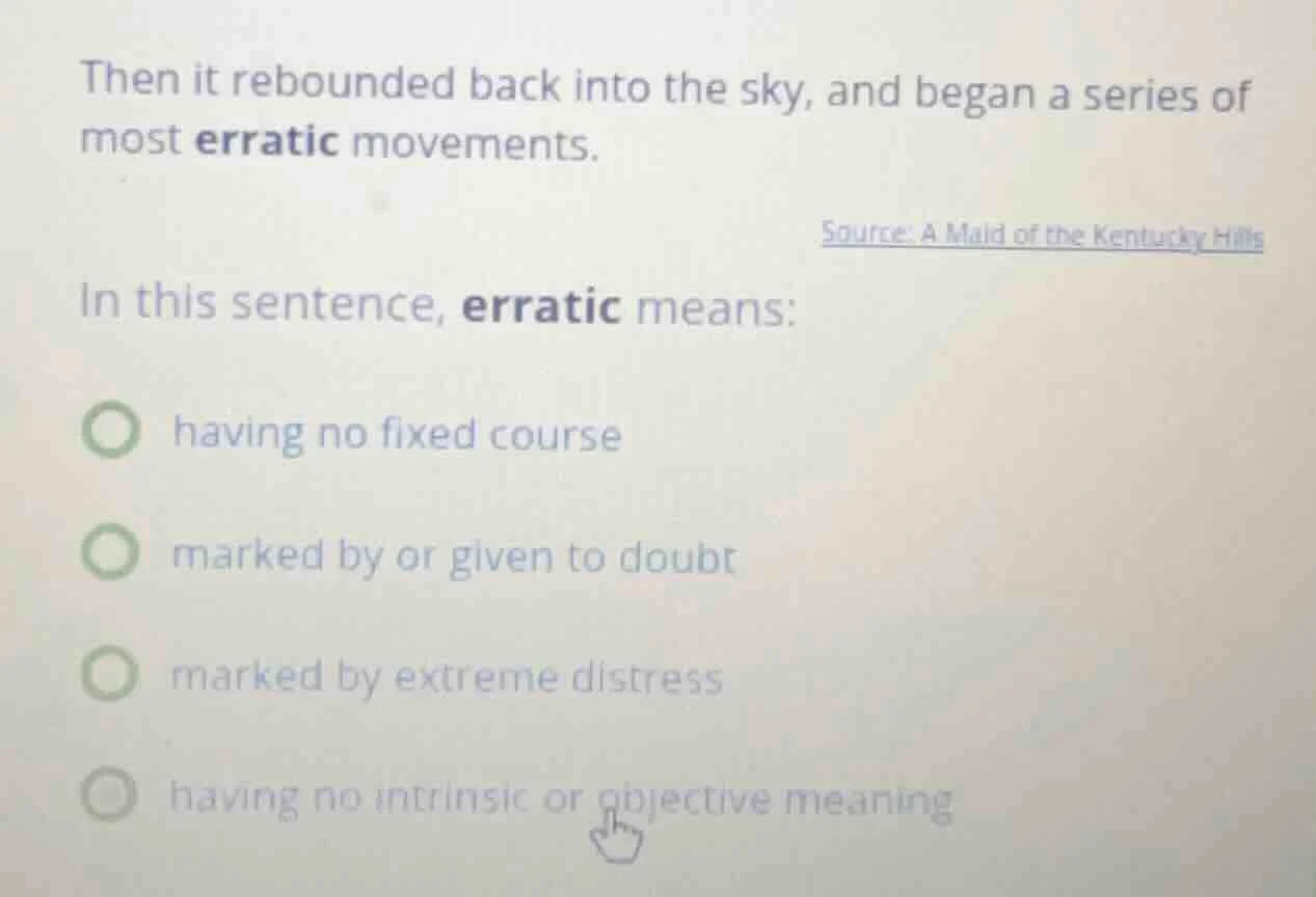 then it rebounded back into the sky, and began a series of most erratic…