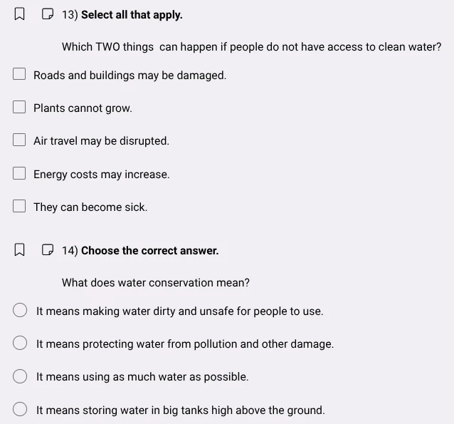 13) select all that apply. which two things can happen if people do not…