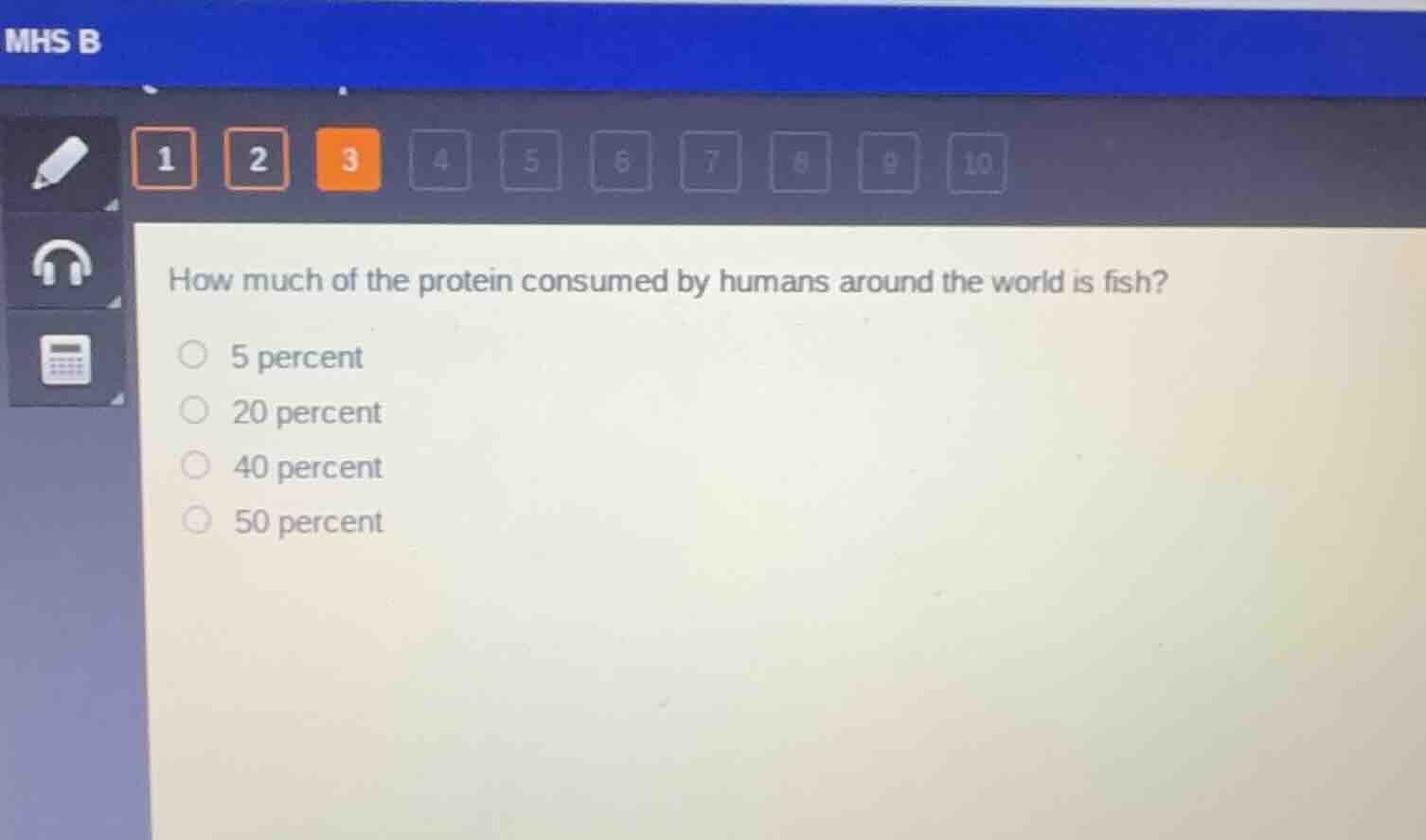 how much of the protein consumed by humans around the world is fish? 5 …